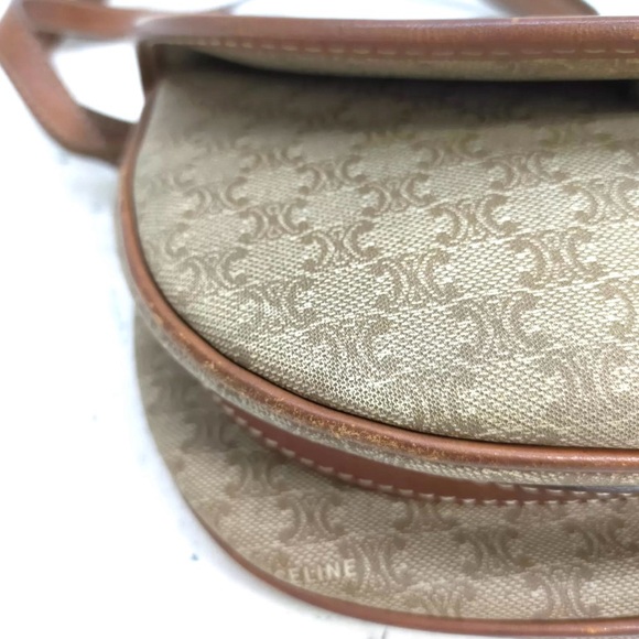 🏆💎💯 CELINE Crossbody PVC Leather Brown - Picture 5 of 9